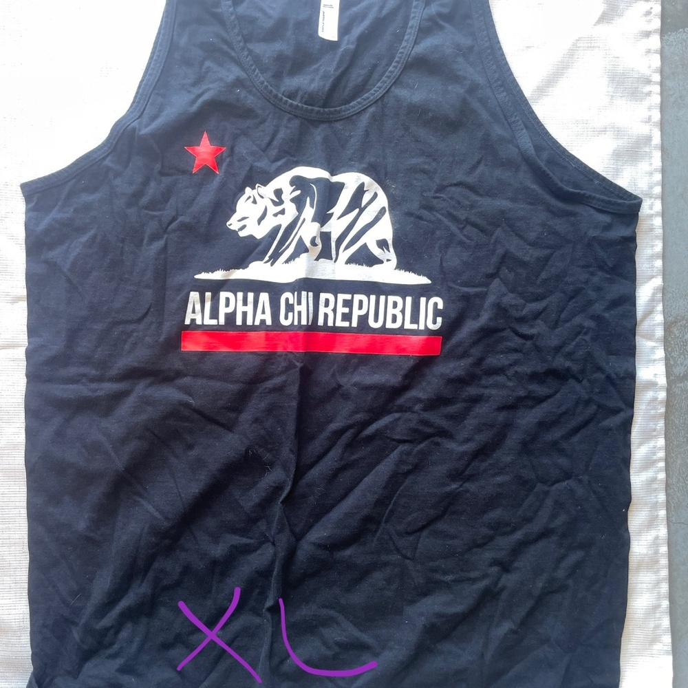 Alpha chi omega republic tank top